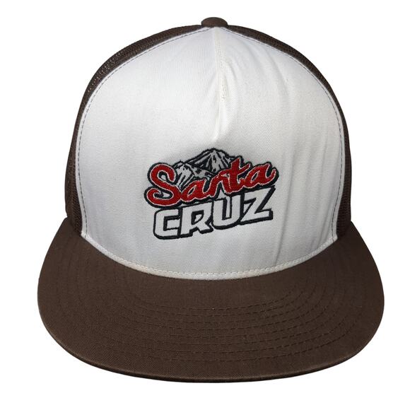 Yupoong Other - Santa Cruz Snapback Trucker Hat Brown One Size Adjustable Mesh Back Yupoong